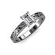 3 - Maren Classic 1.00 ct IGI Certified Lab Grown Diamond Emerald Shape (7x5 mm) Solitaire Engagement Ring 