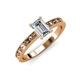 3 - Niah Classic 1.00 ct IGI Certified Lab Grown Diamond Emerald Shape (7x5 mm) Solitaire Engagement Ring 