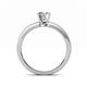 5 - Niah Classic 1.00 ct IGI Certified Lab Grown Diamond Round (6.50 mm) Solitaire Engagement Ring 