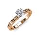 4 - Niah Classic 1.00 ct IGI Certified Lab Grown Diamond Round (6.50 mm) Solitaire Engagement Ring 