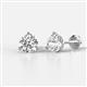Pema 2.00 ctw (6.50 mm) IGI Certified Round Lab Grown Diamond Solitaire Stud Earrings 