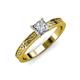 3 - Cael Classic 1.00 ct IGI Certified Lab Grown Diamond Princess Cut (5.50 mm) Solitaire Engagement Ring 
