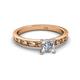 2 - Niah Classic 1.00 ct IGI Certified Lab Grown Diamond Princess Cut (5.50 mm) Solitaire Engagement Ring 