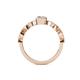 4 - Jiena Desire 0.89 ctw (7x5 mm) IGI Certified Oval Cut Lab Grown Diamond (VS1/F) and Natural Diamond Engagement Ring 