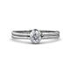 1 - Diana Desire 0.50 ct IGI Certified Lab Grown Diamond Oval Cut (6x4 mm) Solitaire Engagement Ring 