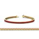 1 - Abril 2.40 mm Ruby Eternity Tennis Bracelet 