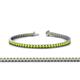 1 - Abril 2.40 mm Peridot Eternity Tennis Bracelet 