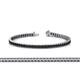 1 - Abril 2.40 mm Black Diamond Eternity Tennis Bracelet 