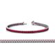 1 - Abril 2.50 mm Ruby Eternity Tennis Bracelet 