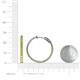 4 - Melissa 1.80 ctw (2.00 mm) Inside Outside Round Yellow Sapphire Eternity Hoop Earrings 