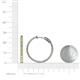 4 - Melissa 1.95 ctw (2.00 mm) Inside Outside Round Yellow Diamond and Lab Grown Diamond Eternity Hoop Earrings 