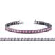 1 - Nancie 3.30 mm Pink Sapphire Eternity Tennis Bracelet 