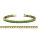 1 - Nancie 3.30 mm Emerald Eternity Tennis Bracelet 