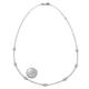 4 - Salina 0.19 ctw (1.9mm) Petite Round Natural Diamond by the Yard Necklace 