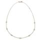 3 - Salina 0.19 ctw (1.9mm) Petite Round Natural Diamond by the Yard Necklace 