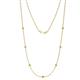 1 - Salina (7 Stn/2.3mm) Citrine on Cable Necklace 