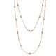 1 - Lien (13 Stn/2.6mm) Diamond on Cable Necklace 