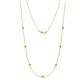 1 - Salina (7 Stn/2.6mm) Citrine on Cable Necklace 