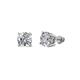 Alina 1.10 ctw Round Moissanite (5.50 mm) Four Prongs Solitaire Stud Earrings 