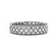 1 - Cailyn White Sapphire Eternity Band 