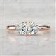 3 - Francesca 1.70 ctw Heart Shape (6.00 mm) GIA Certified Natural Diamond Toi Et Moi Engagement Ring 