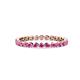 1 - Valerie 2.40 mm Pink Sapphire Eternity Band 
