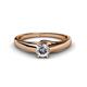 1 - Nixie 0.50 ct IGI Lab Grown Diamond Round (5.00 mm) Solitaire Engagement Ring  