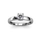 3 - Ilone 0.50 ct IGI Certified Lab Grown Diamond Round (5.00 mm) Solitaire Engagement Ring  