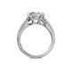 6 - Alair Signature 1.39 ctw IGI Certified Lab Grown Diamond Round (6.5 mm) & Natural Diamond (1.20 mm) Engagement Ring 