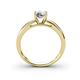 4 - Annora 1.00 ct IGI Certified Lab Grown Diamond Round (6.50 mm) Solitaire Engagement Ring 