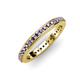 4 - Caitlin 1.60 mm Iolite Eternity Band 