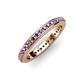 4 - Caitlin 1.60 mm Iolite Eternity Band 