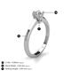 4 - Maxine 0.50 ct IGI Certified Lab Grown Diamond Round (5.00 mm) Solitaire Engagement Ring 