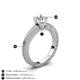 5 - Kaelan 1.25 ct IGI Certified Lab Grown Diamond Princess Cut (6.00 mm) Solitaire Engagement Ring 