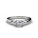 1 - Celine 1.00 ct IGI Certified Lab Grown Diamond Princess Cut (5.50 mm) Solitaire Engagement Ring  
