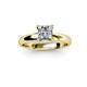 2 - Bianca 1.00 ct IGI Certified Lab Grown Diamond Princess Cut (5.50 mm) Solitaire Engagement Ring  