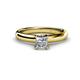 1 - Bianca 1.00 ct IGI Certified Lab Grown Diamond Princess Cut (5.50 mm) Solitaire Engagement Ring  