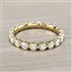2 - Bella 1.65 ctw Round Lab Grown Diamond (2.70 mm) Shared Prong Floating Eternity Band 
