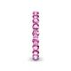 5 - Tiffany 3.00 mm Pink Sapphire Eternity Band 