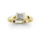 2 - Izna 1.00 ct IGI Certified Lab Grown Diamond Princess Cut (5.50 mm) Solitaire Engagement Ring 