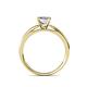 5 - Annora 1.00 ct IGI Certified Lab Grown Diamond Princess Cut (5.50 mm) Solitaire Engagement Ring 