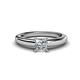1 - Kyle 1.00 ct IGI Certified Lab Grown Diamond Princess Cut (5.50 mm) Solitaire Engagement Ring  