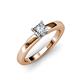 3 - Kyle 1.00 ct IGI Certified Lab Grown Diamond Princess Cut (5.50 mm) Solitaire Engagement Ring  