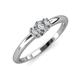 3 - Louisa 0.94 ctw IGI Certified Lab Grown Diamond Oval Cut (6x4 mm) Trellis Three Stone Engagement Ring 