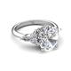 6 - Kamilah 2.80 ctw IGI Certified Lab Grown Diamond Oval Shape (10x8 mm) Solitaire Plus Engagement Ring  