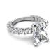 5 - Amira 7.28 ctw IGI Certified Lab Grown Diamond Radiant Shape (11x9 mm)  Halo Engagement Ring  