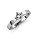 4 - Neve Signature 4 Prong Semi Mount Solitaire Engagement Ring 
