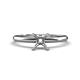 2 - Elodie Semi Mount Solitaire Engagement Ring 
