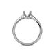 5 - Alaya Signature 8 Prong Semi Mount Solitaire Engagement Ring 