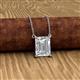 2 - Athena 2.50 ct IGI Certified Lab Grown Diamond Emerald Shape (9x7 mm) Solitaire Pendant Necklace 